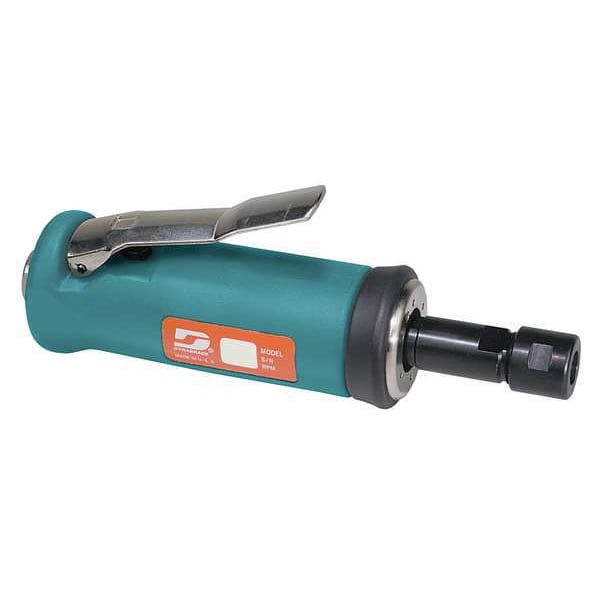 Dynabrade Straight Die Grinder, 1/4 in NPT Female Air Inlet, 1/4 in Collet, Heavy Duty, 18,000 RPM, 0.5 hp - 51301