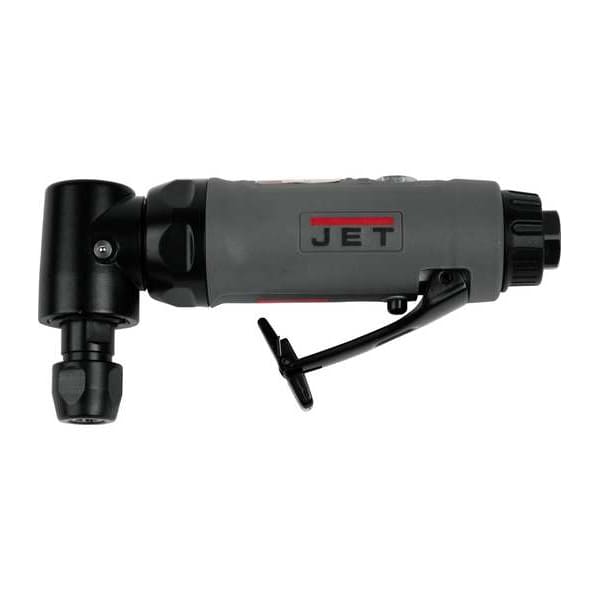 Jet Right Angle Pneumatic Right Angle Die Grinder, 1/4", 1/4 in Air Inlet, 1/4" Collet, 20,000 rpm - 505415