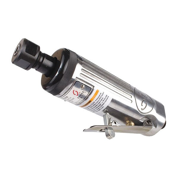 Sunex Medium Air Die Grinder, 1/4", 1/4 in Air Inlet, Medium, 22,000 rpm, 1/4 HP - SX230B