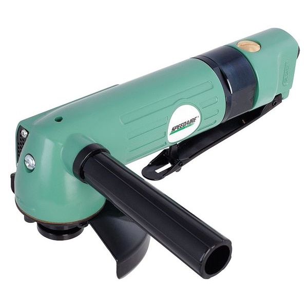 Speedaire Type 27 Angle Grinder, 1/4 in NPT Female Air Inlet, Medium Duty, 11,000 RPM, 0.7 hp - 21AA89