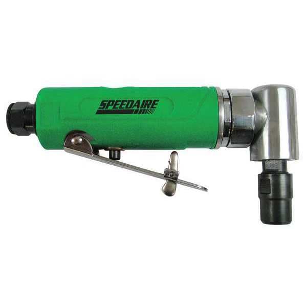 Speedaire Right Angle Die Grinder Kit, 1/4 in NPT Female Air Inlet, 1/4" Collet, Light Duty, 20,000 RPM - 12V738