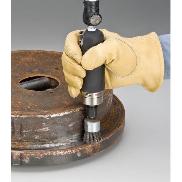 Dynabrade Straight Die Grinder, 1/4 in NPT Female Air Inlet, 1/4 in Collet, Heavy Duty, 20,000 RPM, 0.7 hp - 53811