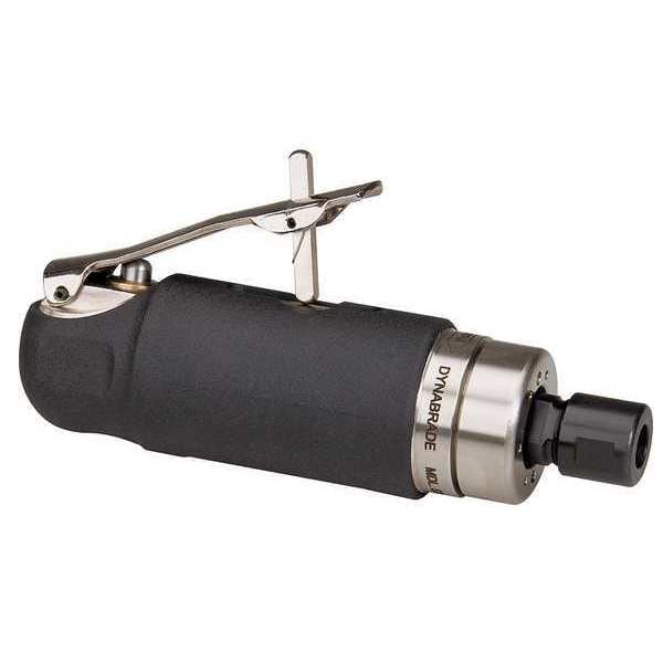 Dynabrade Straight Die Grinder, 1/4 in NPT Female Air Inlet, 1/4 in Collet, Heavy Duty, 20,000 RPM, 0.7 hp - 53811
