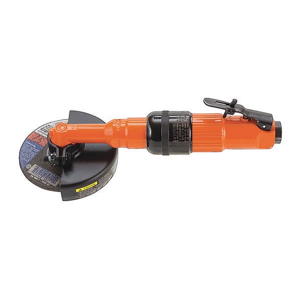 Cleco Right Angle Angle Grinder, 1/4 in Air Inlet, 0.6 HP - 216GLSB-135A-D3T4