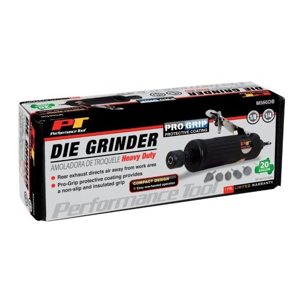 Performance Tool 1/4 In Heavy Duty Die Grinder Air Die Grinder, M566Db - M566DB