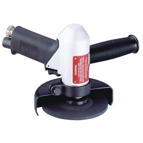 Dynabrade Type 27 Angle Grinder, 1/4 in NPT Female Air Inlet, Heavy Duty, 11,000 RPM, 0.7 hp - 50340