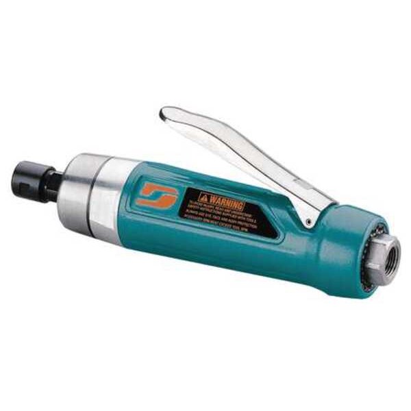 Dynabrade Straight Die Grinder, 3/8 in NPT Female Air Inlet, 1/4 in Collet, Heavy Duty, 15,000 RPM, 1.0 hp - 52667