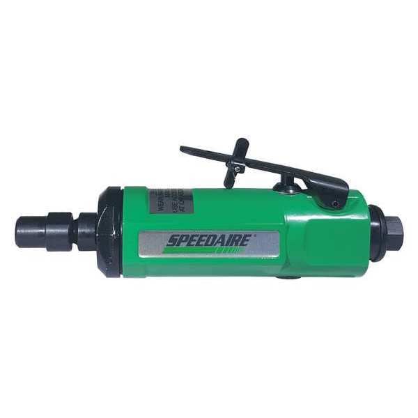 Speedaire Straight Die Grinder, 1/4 in NPT Female Air Inlet, 1/4 in Collet, Heavy Duty, 18,000 RPM, 0.5 hp - 45YY21