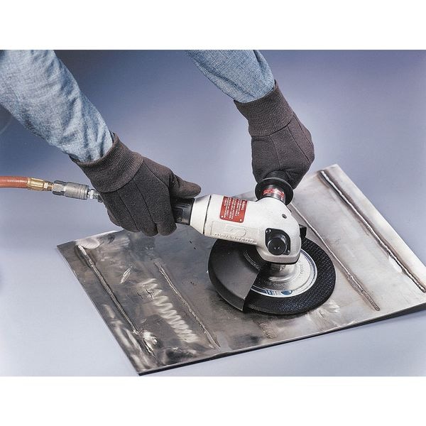 Dynabrade Type 27 Angle Grinder, 1/2 in NPT Female Air Inlet, Heavy Duty, 6,000 RPM, 1.2 hp - 50350