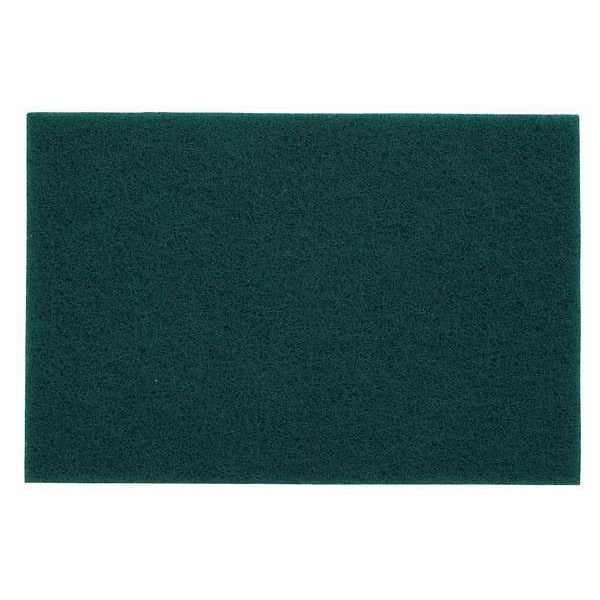 Almohadilla abrasiva Norton, 9 pulg. de largo x 6 pulg. de ancho, verde, AO - 66261079600
