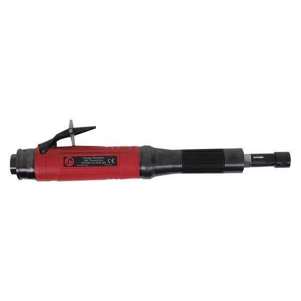 Chicago Pneumatic Extended Air Angle Die Grinder, 3/8 in Air Inlet, 1/4" Collet, Heavy Duty, 24,000 rpm, 0.8 HP - CP3109-24ES