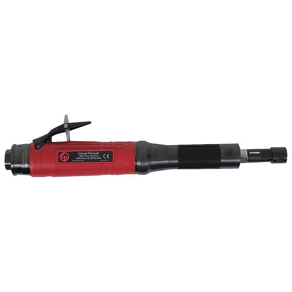 Chicago Pneumatic Straight Die Grinder, 3/8 in Female Air Inlet, 1/4 in Collet, Heavy Duty, 18,000 RPM, 1.2 hp - CP3119-18ES