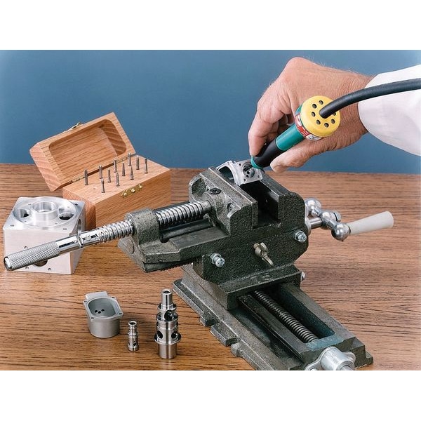 Dynabrade Straight Pencil Grinder, 1/4 in NPT Female Air Inlet, 1/8" Collet, General, 50,000 RPM, 0.1 hp - 51730