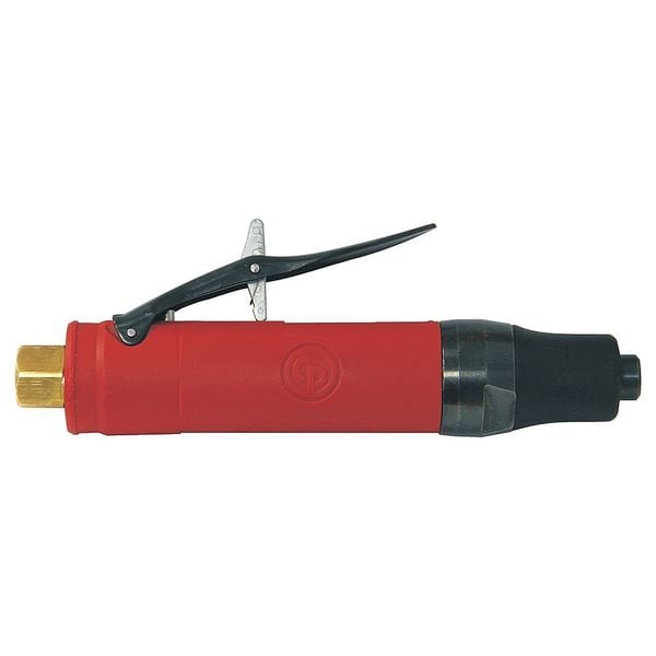 Chicago Pneumatic Straight Die Grinder, 1/4 in Female Air Inlet, 1/4 in Collet, Heavy Duty, 20,000 RPM, 0.5 hp - CP3019-20