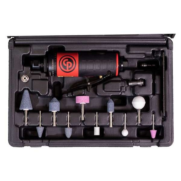Chicago Pneumatic Die Grinder Kit, 1/4 in NPT Female Air Inlet, Heavy Duty - CP7411K
