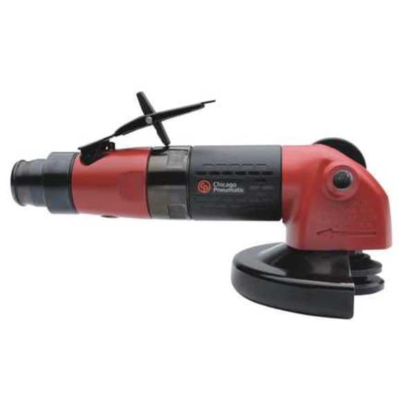 Chicago Pneumatic Angle Angle Grinder, 3/8 in NPT Female Air Inlet, Heavy Duty, 12,000 RPM, 1.1 hp - CP3450-12AB5