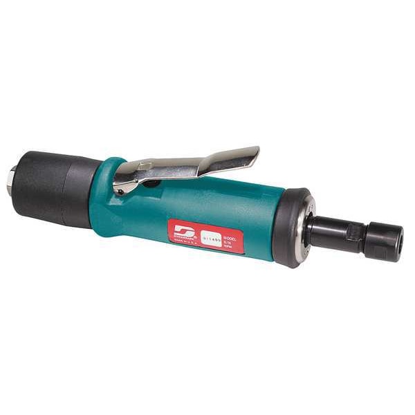 Dynabrade Straight Die Grinder, 1/4 in NPT Female Air Inlet, 1/4 in Collet, Heavy Duty, 24,000 RPM, 0.5 hp - 51307
