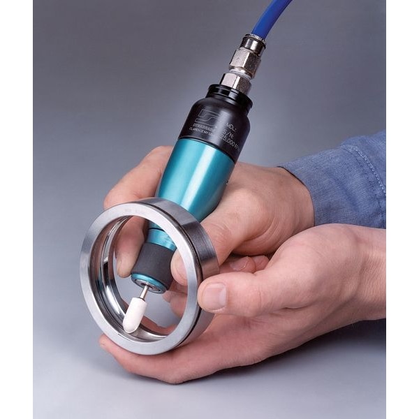 Dynabrade Straight Pencil Grinder, 1/4 in NPT Female Air Inlet, 1/8" Collet, General, 25,000 RPM, 0.4 hp - 52861