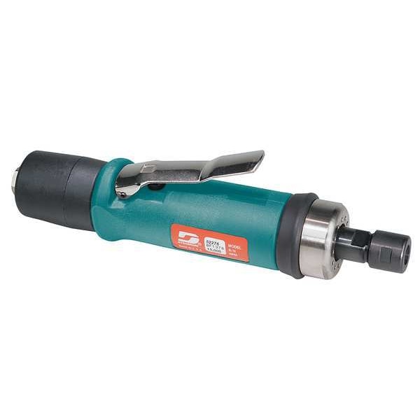 Dynabrade Straight Die Grinder, 1/4 in NPT Female Air Inlet, 1/4 in Collet, Heavy Duty, 18,000 RPM, 0.7 hp - 52277