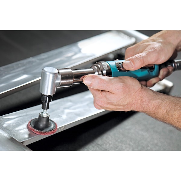 Dynabrade Extended Right Angle Die Grinder, .7HP, 12000RPM - 55560