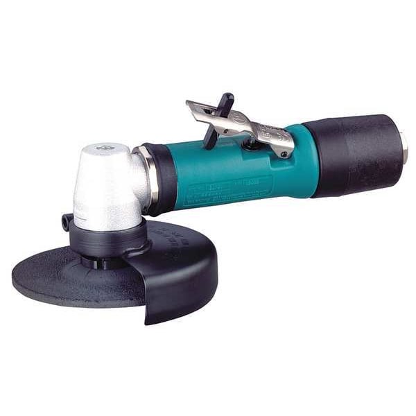 Dynabrade Type 27 Angle Grinder, 1/4 in NPT Female Air Inlet, Heavy Duty, 12,000 RPM, 0.4 hp - 52706
