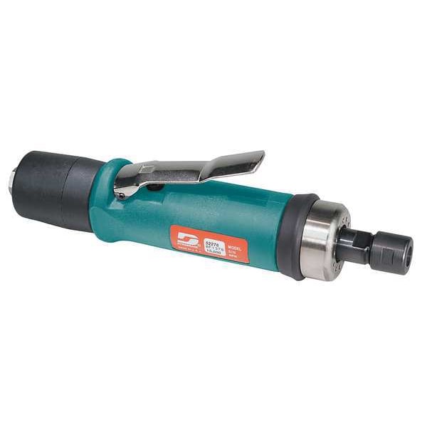 Dynabrade Straight Die Grinder, 1/4 in NPT Female Air Inlet, 1/4 in Collet, Heavy Duty, 15,000 RPM, 0.7 hp - 52276