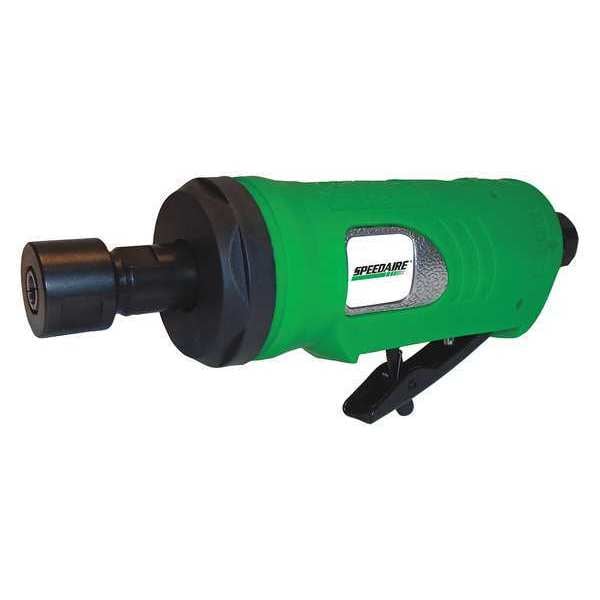 Speedaire Straight Die Grinder, 1/4 in NPT Male Air Inlet, 1/4 in Collet, Medium Duty, 22,000 RPM, 0.5 hp - 45NW67