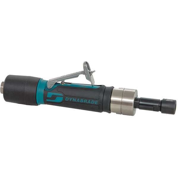 Dynabrade Straight Die Grinder, 1/4 in NPT Female Air Inlet, 1/4 in Collet, Heavy Duty, 3,200 RPM, 0.4 hp - 47201