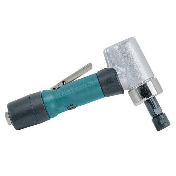 Dynabrade 7 Degree Offset Die Grinder, 1/4 in NPT Female Air Inlet, 1/4 in Collet, Heavy Duty, 18,000 RPM - 52293
