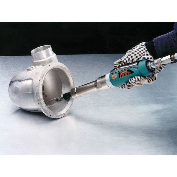 Dynabrade Straight Die Grinder, 3/8 in NPT Female Air Inlet, 1/4 in Collet, Heavy Duty, 15,000 RPM, 1.0 hp - 52677