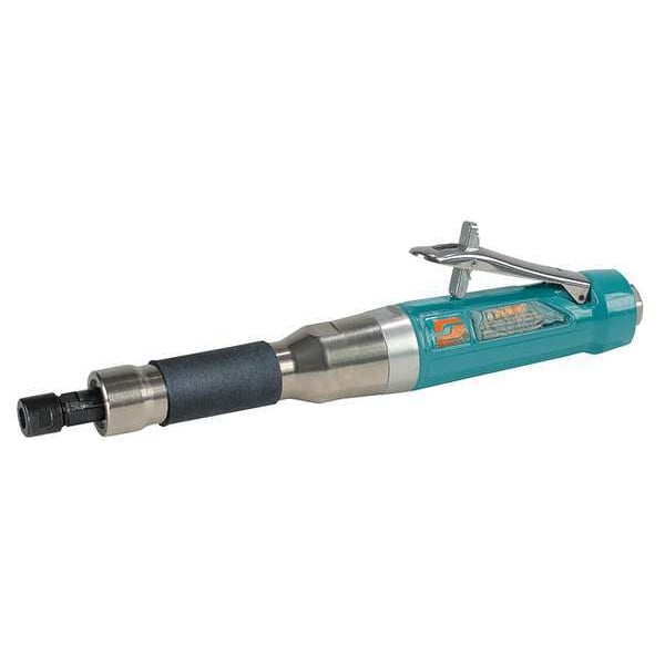 Dynabrade Straight Die Grinder, 3/8 in NPT Female Air Inlet, 1/4 in Collet, Heavy Duty, 15,000 RPM, 1.0 hp - 52677
