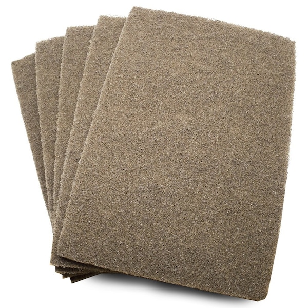 Almohadilla manual de óxido de aluminio de 6" x 9" de Continental Abrasives, color TAN - NW-HPTAN