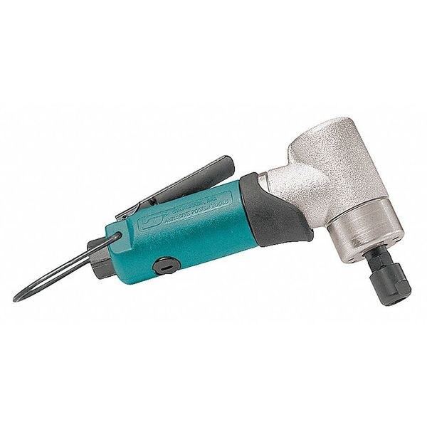Dynabrade 7 Degree Offset Die Grinder, 1/4 in NPT Female Air Inlet, 1/4 in Collet, Heavy Duty, 30,000 RPM - 52206