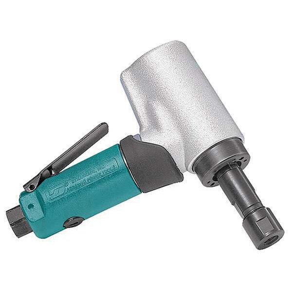 Dynabrade 7 Degree Offset Die Grinder, 1/4 in NPT Female Air Inlet, 1/4 in Collet, Heavy Duty, 15,000 RPM - 52216