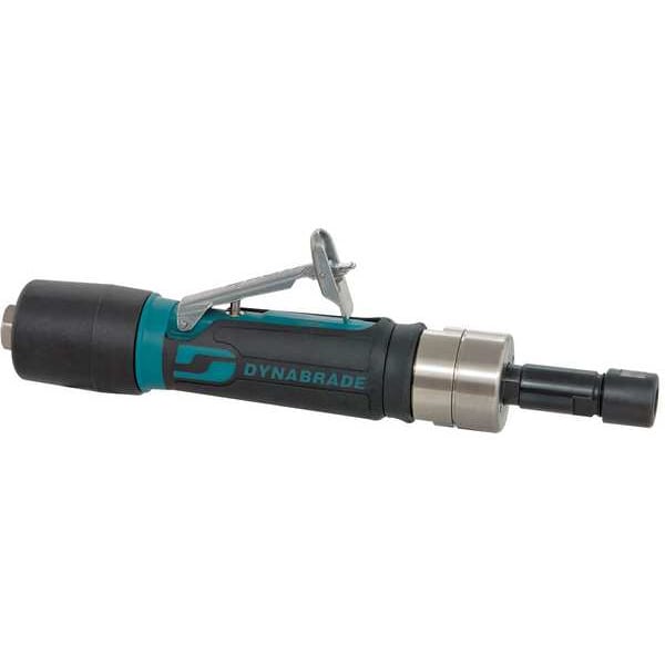 Dynabrade Straight Straight-Line Die Grinder .4 Hp, 1/4 in NPT Female Air Inlet, 1/4" and 6mm Collet, 950 rpm - 47200