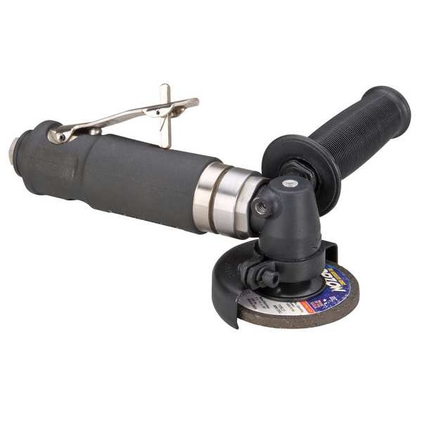 Dynabrade Type 27 Angle Grinder, 1/4 in NPT Air Inlet, Heavy Duty, 18,000 rpm, 0.7 HP - 54783