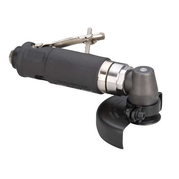 Dynabrade Type 27 Angle Grinder, 1/4 in NPT Air Inlet, Heavy Duty, 13,500 rpm, 0.7 HP - 54791