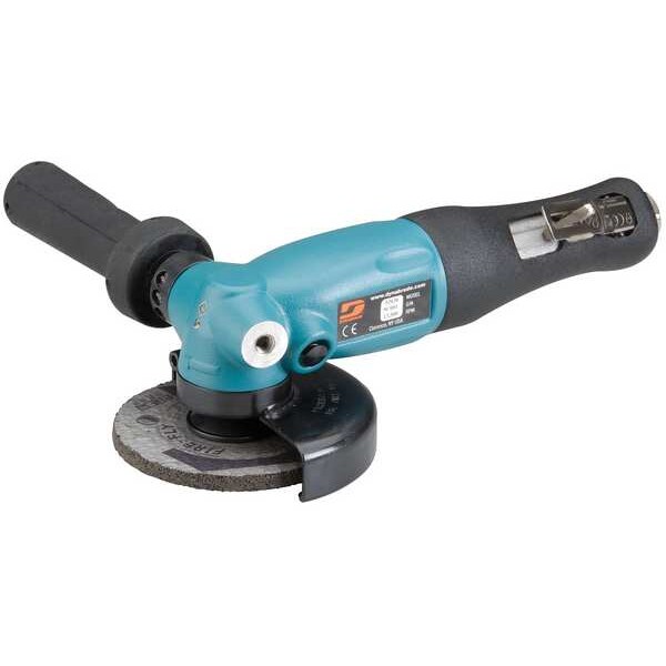Dynabrade Type 27 Angle Grinder, 3/8 in NPT Female Air Inlet, Heavy Duty, 12,000 rpm, 1.3 HP - 52638