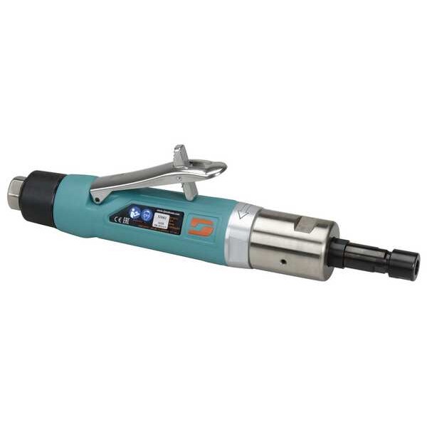 Dynabrade Straight Straight-Line Die Grinder 1 Hp, 3/8 in NPT Air Inlet, 1/4" and 6mm Collet, Heavy, 3400 rpm - 52662