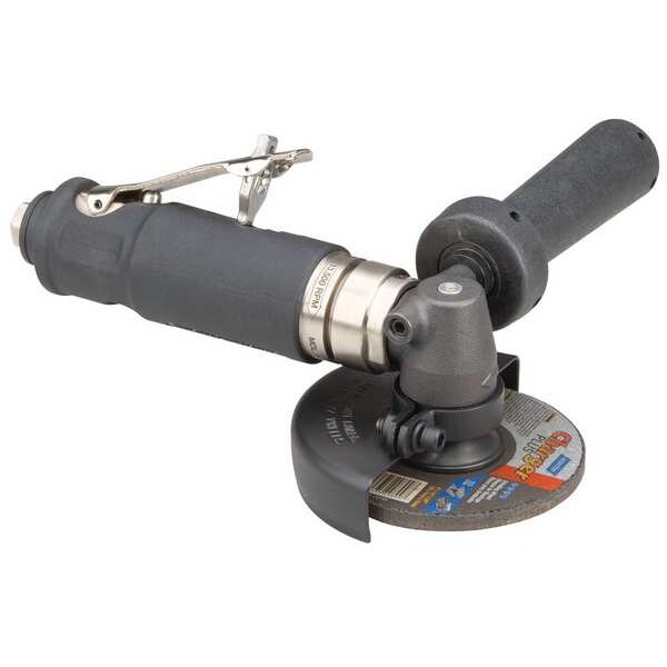 Dynabrade Type 27 Angle Grinder, 1/4 in NPT Air Inlet, Heavy Duty, 12,000 rpm, 0.7 HP - 54787