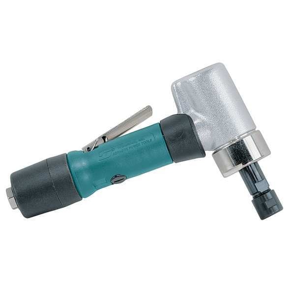 Dynabrade 7 Degree Offset Die Grinder, 1/4 in NPT Female Air Inlet, 1/4 in Collet, Heavy Duty, 20,000 RPM - 52294