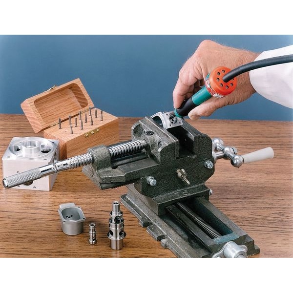 Dynabrade Straight Pencil Grinder, 1/4 in NPT Female Air Inlet, 1/8" Collet, General, 35,000 RPM, 0.1 hp - 51706