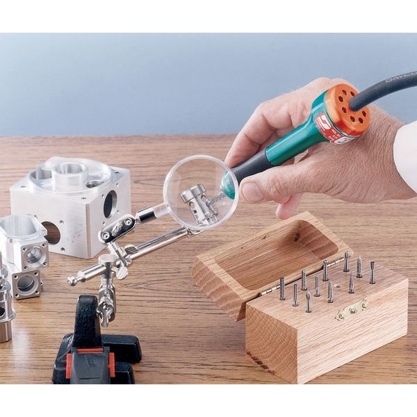 Dynabrade Straight Pencil Grinder, 1/4 in NPT Female Air Inlet, 1/8" Collet, General, 35,000 RPM, 0.1 hp - 51706