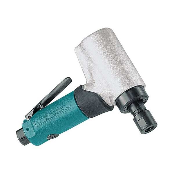 Dynabrade 7 Degree Offset Offset Die Grinder .5 Hp 7 Degree, 1/4 in NPT Female Air Inlet, 1/4" and 6mm Collet - 52213