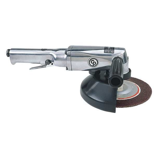 Chicago Pneumatic Type 27 Angle Grinder, 3/8 in NPT Female Air Inlet, 5/8" Collet, Heavy Duty, 7,500 RPM, 1.3 hp - CP857