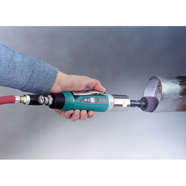 Dynabrade Straight Die Grinder, 3/8 in NPT Female Air Inlet, 1/4 in Collet, Heavy Duty, 20,000 RPM, 1.0 hp - 52669