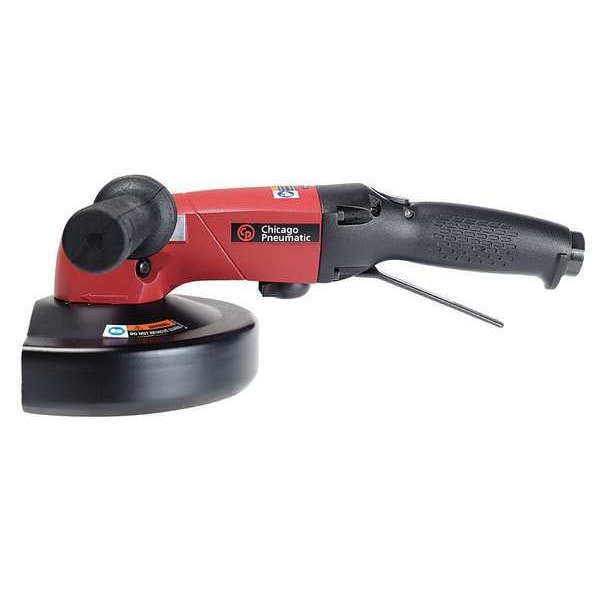 Chicago Pneumatic Angle Angle Grinder, 1/2 in NPT Female Air Inlet, Heavy Duty, 7,700 RPM, 2.8 hp - CP3850-77AB7V
