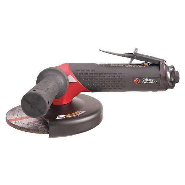 Chicago Pneumatic Angle Angle Grinder, 3/8 in NPT Female Air Inlet, Heavy Duty, 10,000 RPM, 2.3 hp - CP3650-100AB6VK