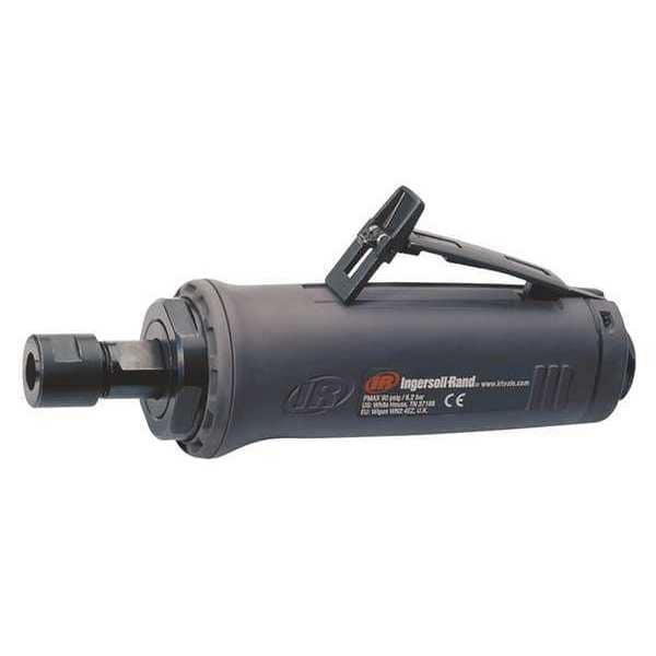 Ingersoll-Rand Straight Die Grinder, 1/4 in NPT Female Air Inlet, 1/4 in Collet, Heavy Duty, 20,000 RPM, 0.4 hp - G1H200RG4