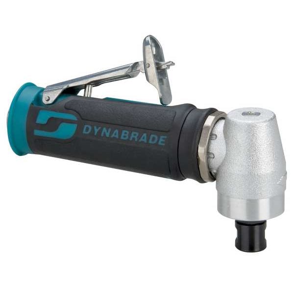 Dynabrade Right Angle Right Angle Die Grinder .4 Hp, 1/4 in NPT Female Air Inlet, 1/4" and 6mm Collet, 0.4 HP - 47801